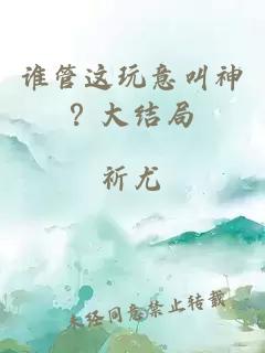 谁管这玩意叫神？大结局