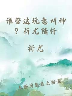 谁管这玩意叫神？祈尤陆忏