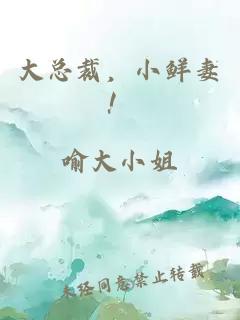 大总裁，小鲜妻！